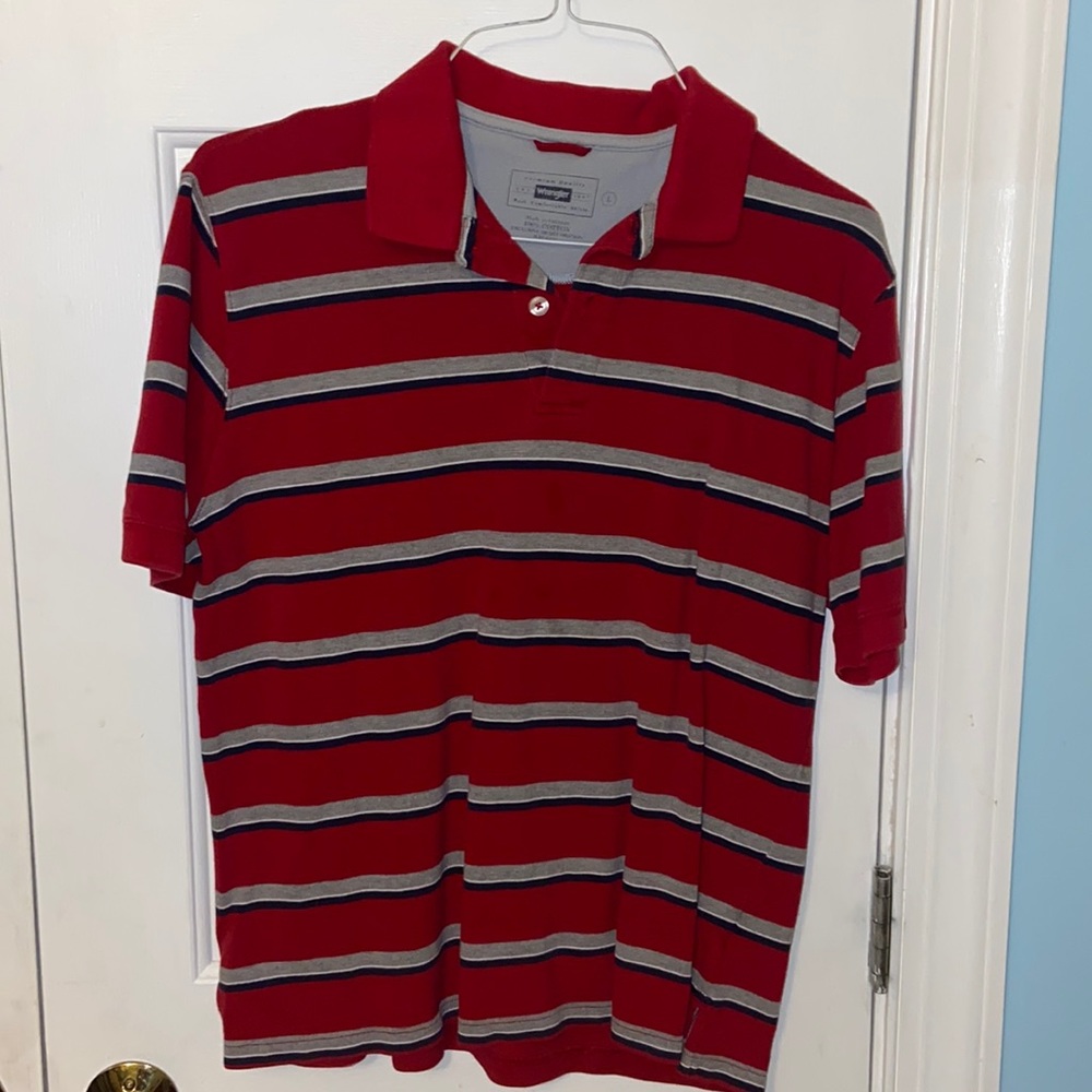 Red dress shirt